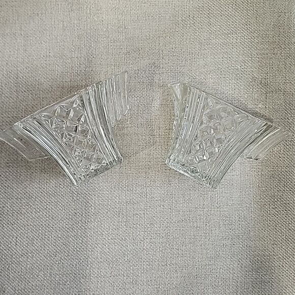 Art Deco Glass Sugar and Creamer - Picture 3 of 9